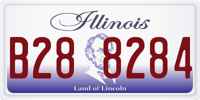 IL license plate B288284