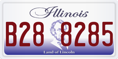 IL license plate B288285
