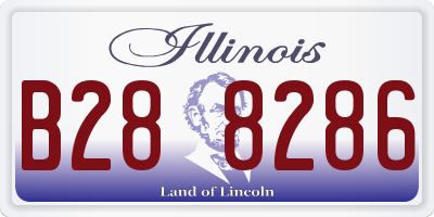IL license plate B288286