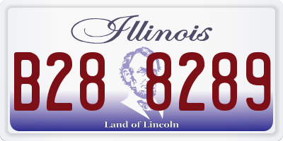 IL license plate B288289