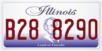 IL license plate B288290
