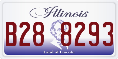 IL license plate B288293