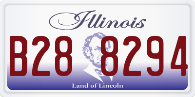 IL license plate B288294
