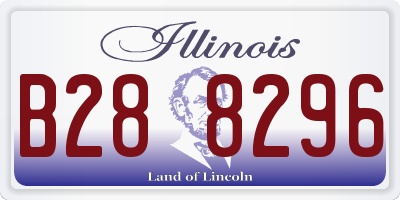 IL license plate B288296