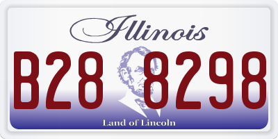 IL license plate B288298
