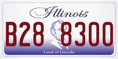 IL license plate B288300