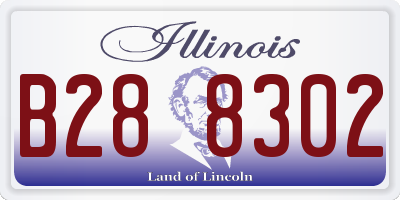 IL license plate B288302