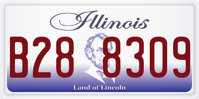 IL license plate B288309