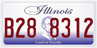 IL license plate B288312