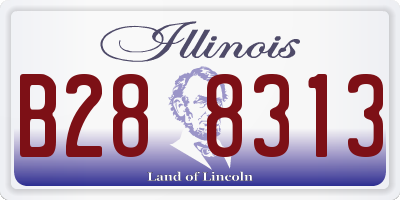 IL license plate B288313
