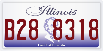 IL license plate B288318