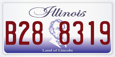 IL license plate B288319