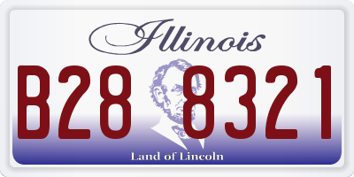 IL license plate B288321