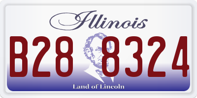 IL license plate B288324