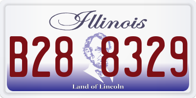IL license plate B288329