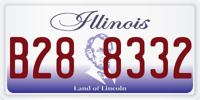 IL license plate B288332