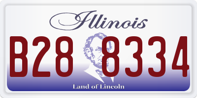 IL license plate B288334