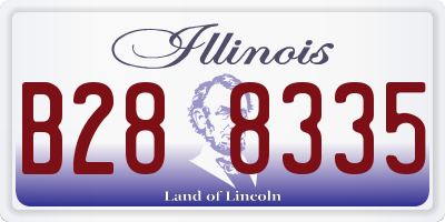 IL license plate B288335