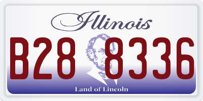 IL license plate B288336