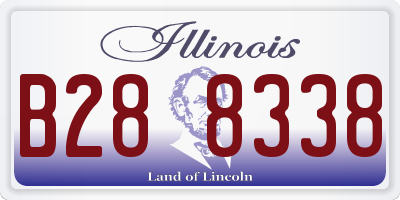 IL license plate B288338