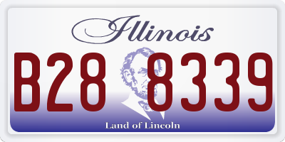 IL license plate B288339