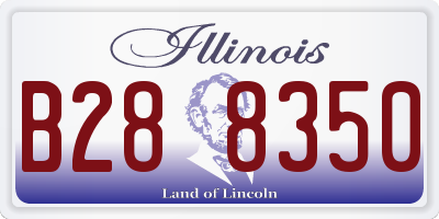 IL license plate B288350