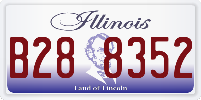 IL license plate B288352