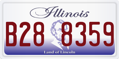 IL license plate B288359
