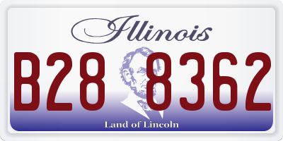 IL license plate B288362