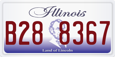 IL license plate B288367