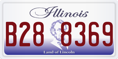 IL license plate B288369