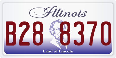 IL license plate B288370