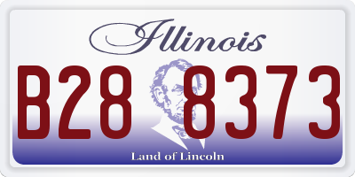 IL license plate B288373