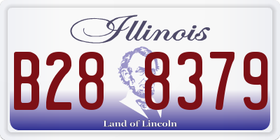 IL license plate B288379