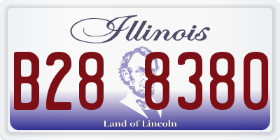 IL license plate B288380