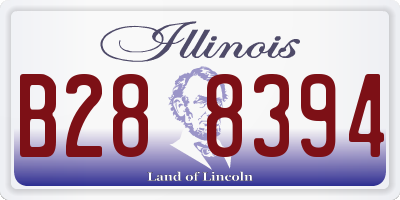 IL license plate B288394
