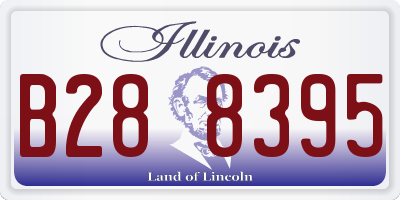 IL license plate B288395