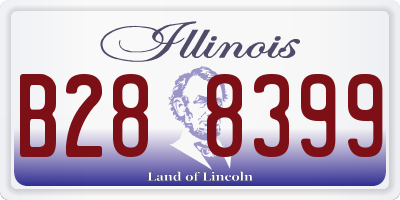 IL license plate B288399