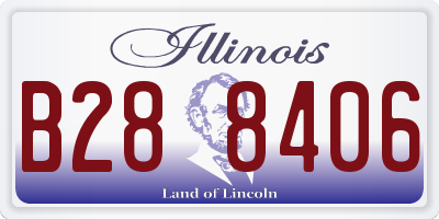 IL license plate B288406