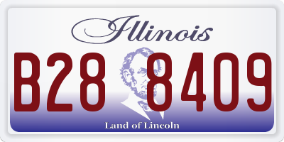 IL license plate B288409