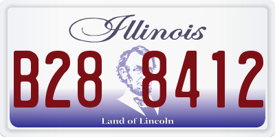 IL license plate B288412