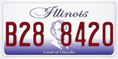 IL license plate B288420