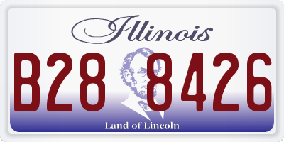 IL license plate B288426