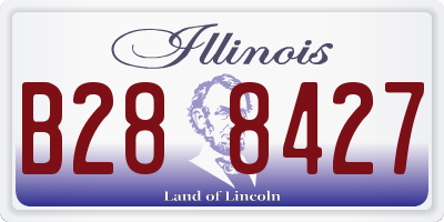 IL license plate B288427