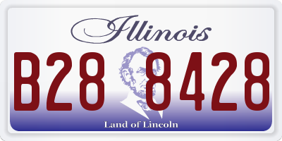 IL license plate B288428