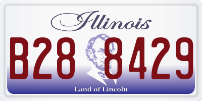 IL license plate B288429