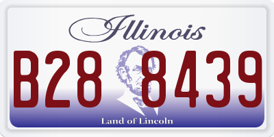 IL license plate B288439