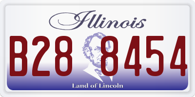 IL license plate B288454