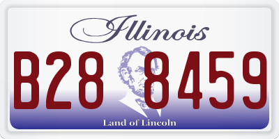 IL license plate B288459