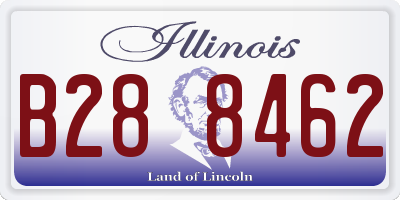 IL license plate B288462